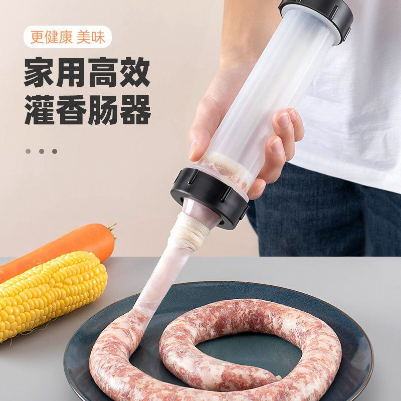 Manual Sausage Stuffer for Home Use, Large Sausage Filling Tool, Sausage Maker