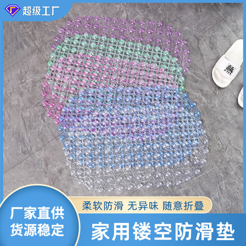 Кастомный ПВХ овальный коврик для ванной, противоскользящий, для пожилых и детей, для душа и ванны