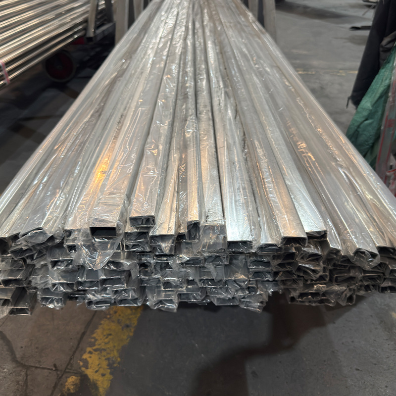 304 Stainless Steel Rectangular Tube Stainless Steel Square Rectangular Tube 201 Mirror Stainless Steel Square Tube Brushed Stainless Steel Rectangular Tube