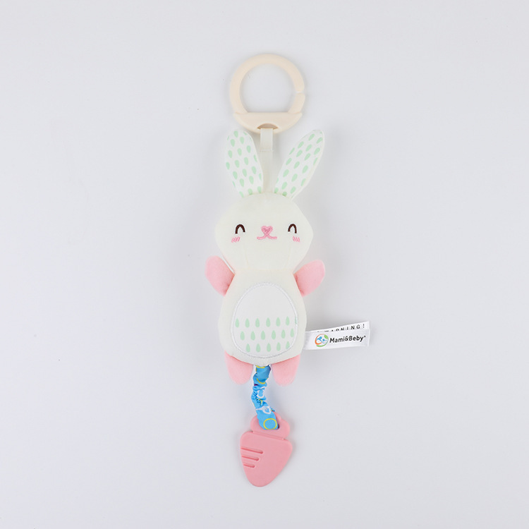 Mamibeby 0-3 Years Old Baby Wind Chime Plush Pendant Animal Bell Car Hanging Bed Hanging Plush Baby Toy