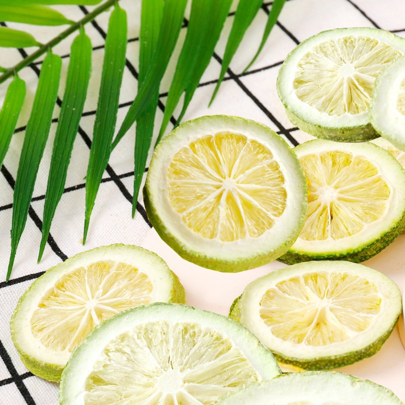 Производитель сублимированных лимонных дольков оптом, без семян, оригинальный чистый тайваньский сушеный лимонный чай