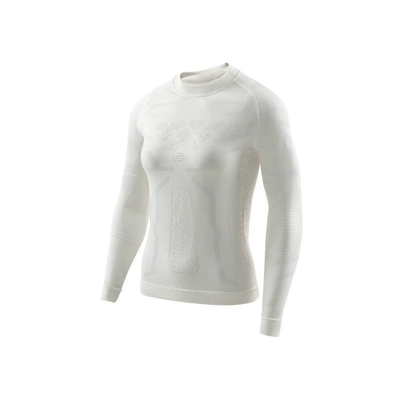 Sports Outdoor Merino Wool Long-Sleeved Hiking and Mountaineering Thermal Sweat-Wicking Close-Fitting Layer Ski Functional Thermal Underwear