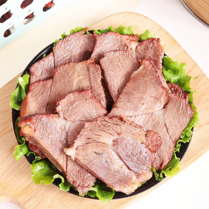 Donkey Meat Factory Five-Spice Cooked Donkey Meat with Sauce Flavor Gift Box 200g Shandong Dong'E County Donkey Meat with Donkey-Hide Gelatin