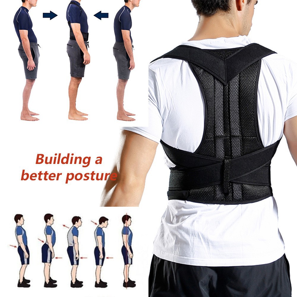 Amazon Long Adult Back Fixation Belt for Men and Women, Spine Posture Correction Belt with Support Plate, Hunchback Correction Belt