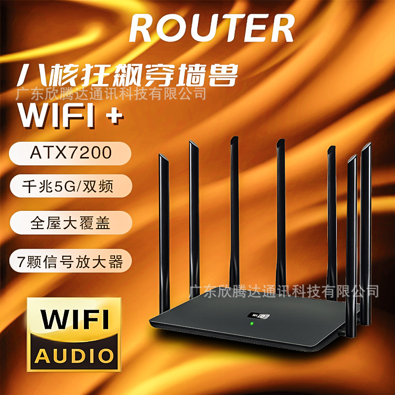 Роутер Wifi6 для дома, высокоскоростной, сквозной, гигабитный, 5G, двухдиапазонный, оптовая продажа