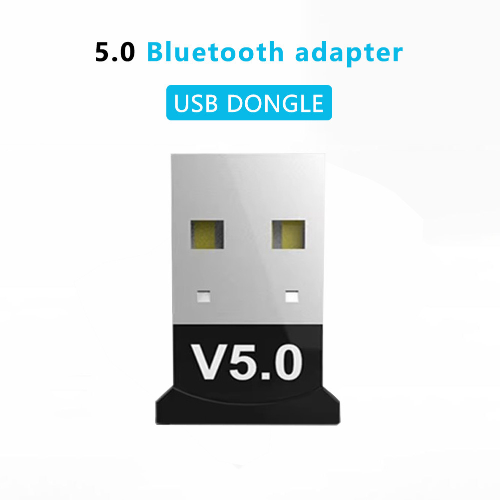 Bluetooth адаптер 5.0 без драйверов для ноутбука и настольного компьютера, USB Bluetooth приемник, беспроводной аудио конвертер