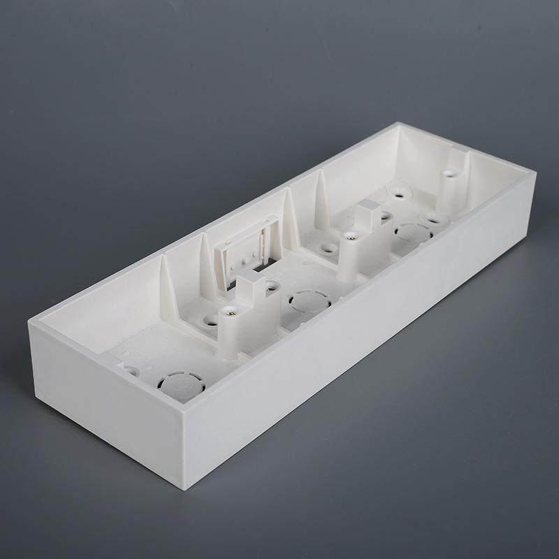 Type 86 Surface-Mounted Pvc Junction Box Switch Box Universal Thickened Bottom Box Surface-Mounted Box Switch Socket Outlet Box