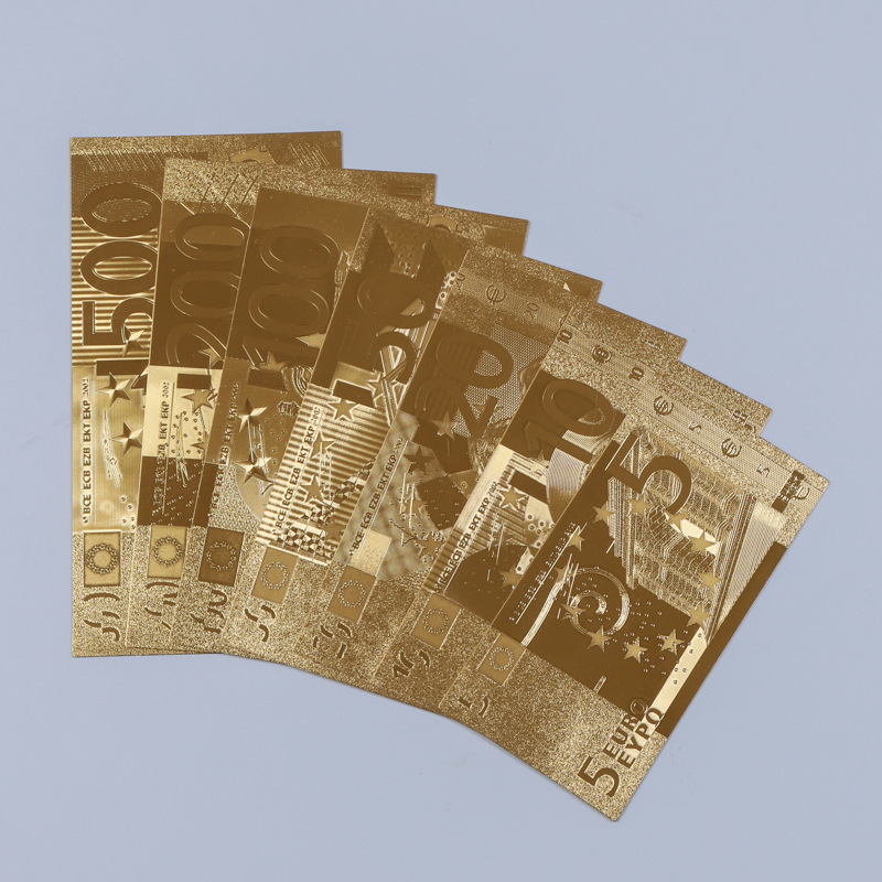 Cross-Border Pet Dollar Commemorative Banknotes, Gold Banknotes, Gold Foil Banknotes, Peripheral Gifts, Crafts, Collections, Plastic Banknotes Wholesale