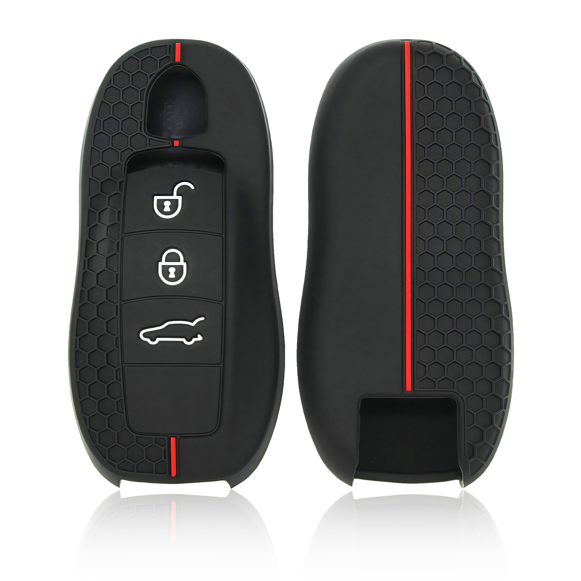 Подходит для Porsche 911, чехол для ключа Porsche, Cayenne, Panamera, премиум текстура, защитный чехол для ключей