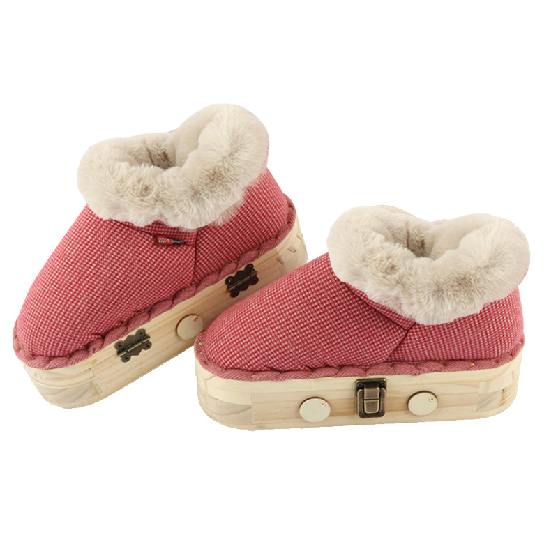 Solid Wood Moxibustion Shoes, Open Flame Moxibustion Equipment, Household Portable Moxibustion Foot Steaming Instrument, Walking Moxibustion Shoes Wholesale