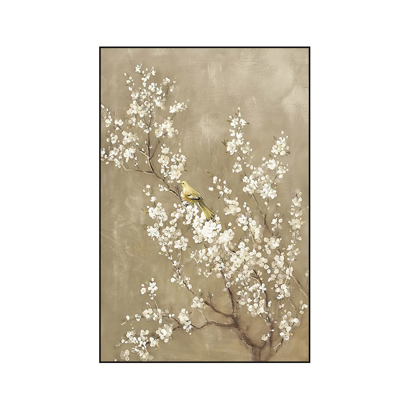 Wabi-Sabi Style Texture Art Decorative Painting Living Room Background Wall Hanging Painting Tea Room B&B Entrance Entrance High-End Hanging Painting