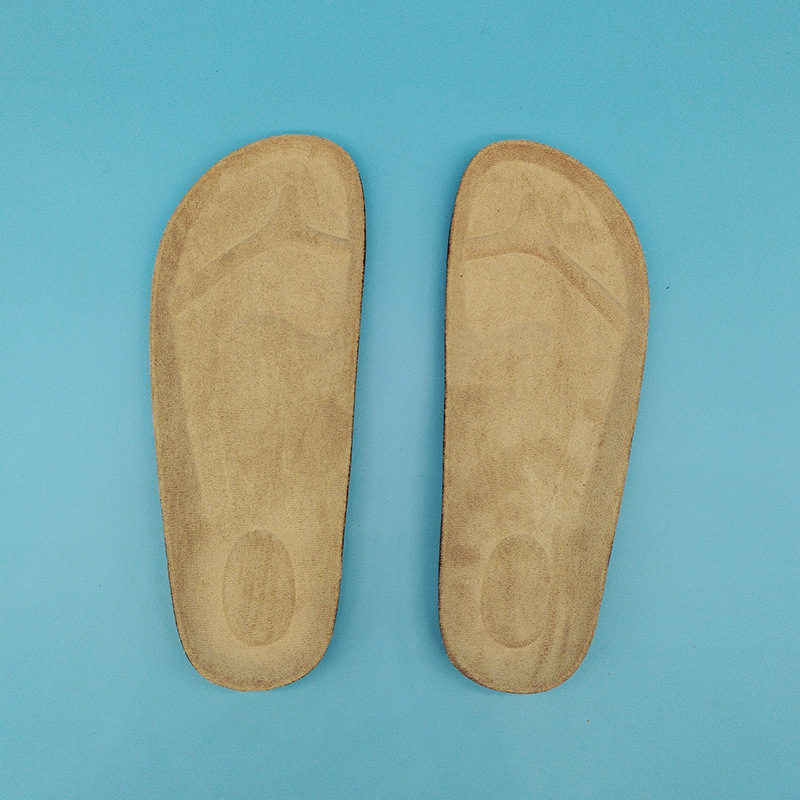 Cross-Border Hot Style Thick-Soled Birkenstock Shoes with Wood Bran Midsole for Women, Inner Heightening Sandals and Slippers with Large Soles