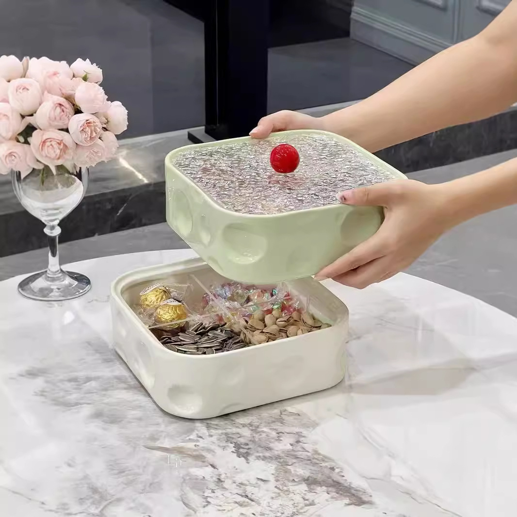 Dopamine Ball Uv Plated Round Bead Fruit Box Top Cover Tissue Box Clown Nose Drawer Handle Storage Decorative Accessories