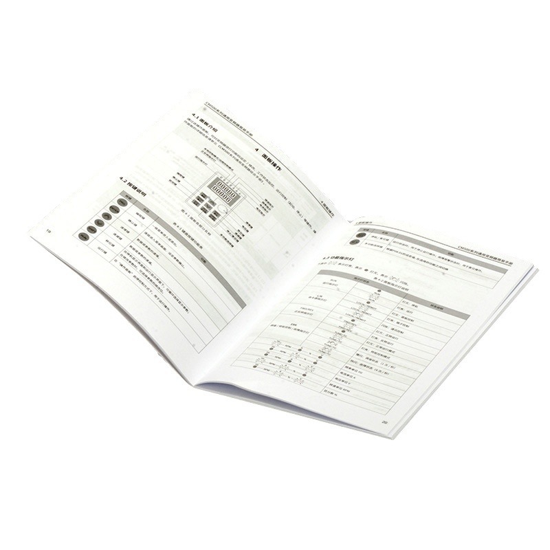 Product instruction manual product album brochure design Folding manual enterprise brochure manufacturer