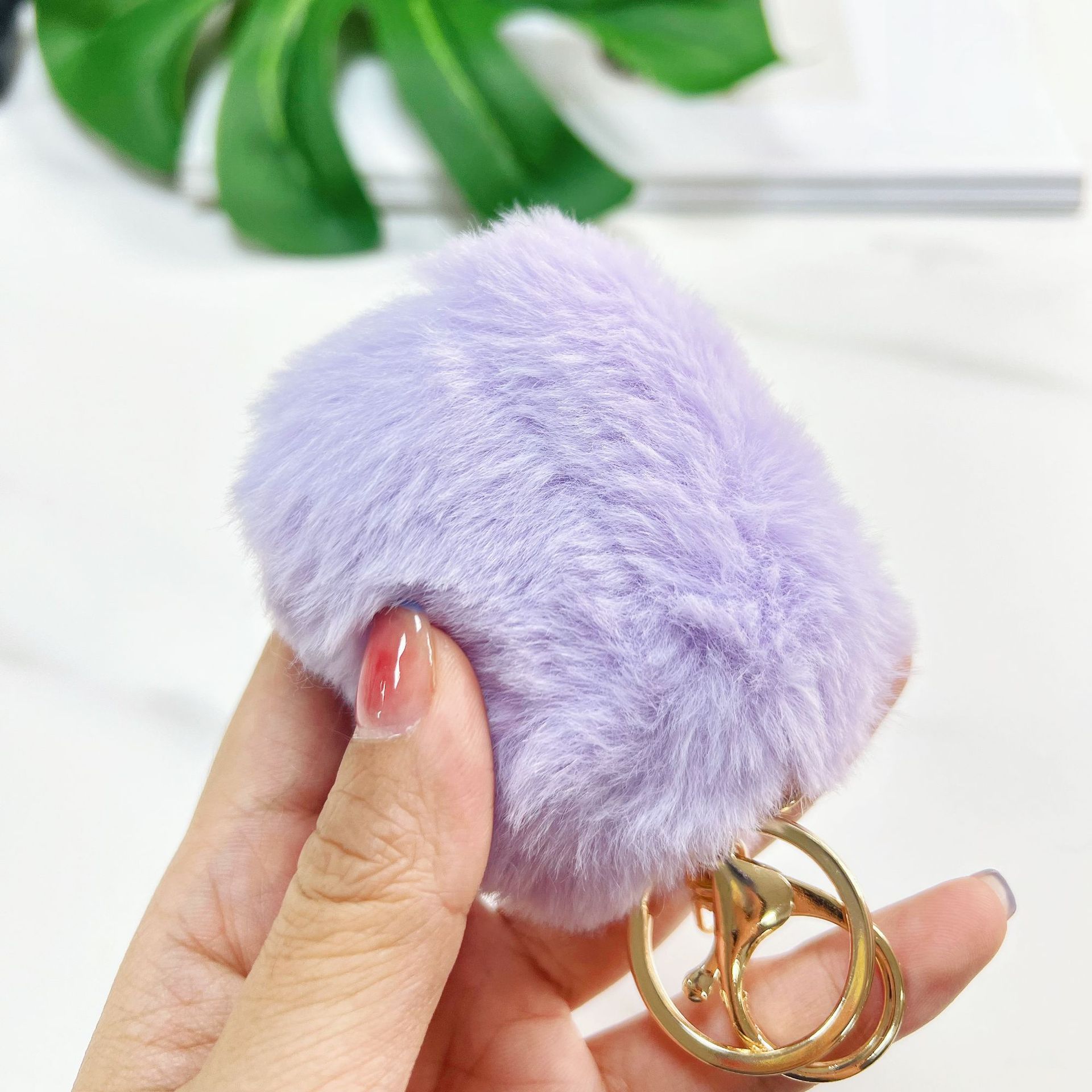 Suitable for AirPods Apple Earphone Cover Plush Shell Cute Anti-Fall Protection New Soft Shell Bluetooth Headset Colorful