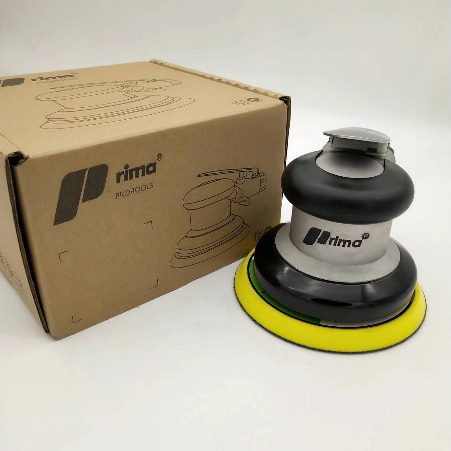 Pneumatic Grinder 5inch Disc Sander Car Putty Vacuum Dry Grinder Polishing Waxing Machine Grinder