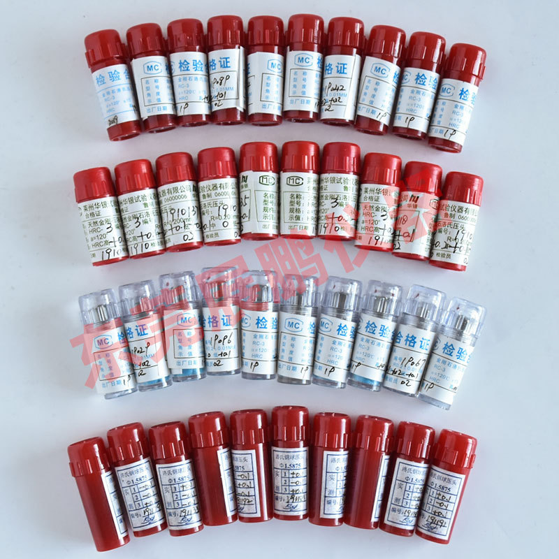 Huayin natural diamond indenter HRC-3 Rockwell hardness tester standard block HRB1.588 steel ball probe