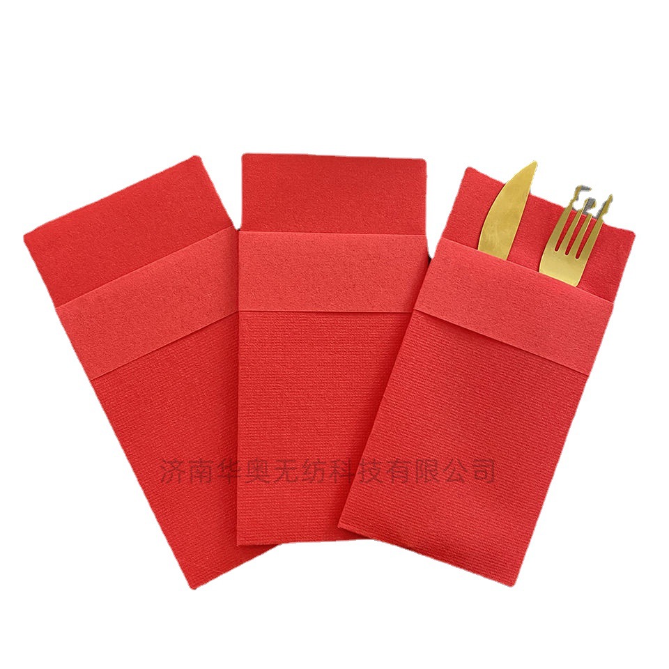 Manufacturer Supplies Dinner Napkins, Knife and Fork Bags, Single Layer Thickeneded Multi-Specification Wedding Napkins, Dust-Free Paper Napkins
