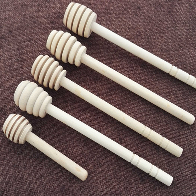 Деревянная палочка для меда, размешиватель из массива дерева, ручная палочка для кофе, трансграничные поставки