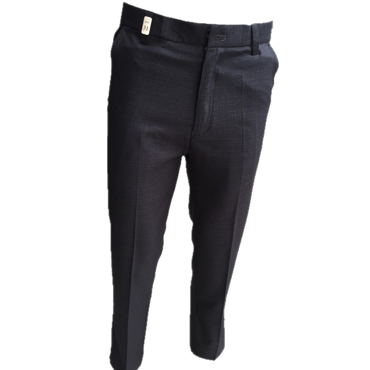 Middle-aged men's suit pants for the elderly wholesale no back bag 2 pockets medium thick
