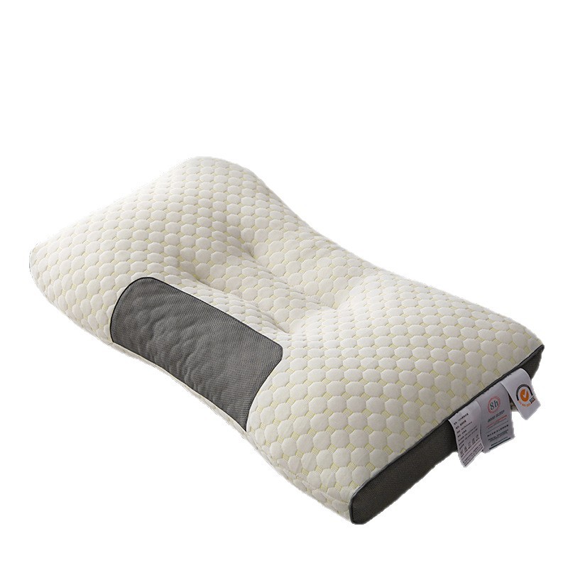 Knitted non-collapse pillow SPA massage pillow core high rebound cervical spine protection hotel dormitory with foreign trade cross-border direct supply