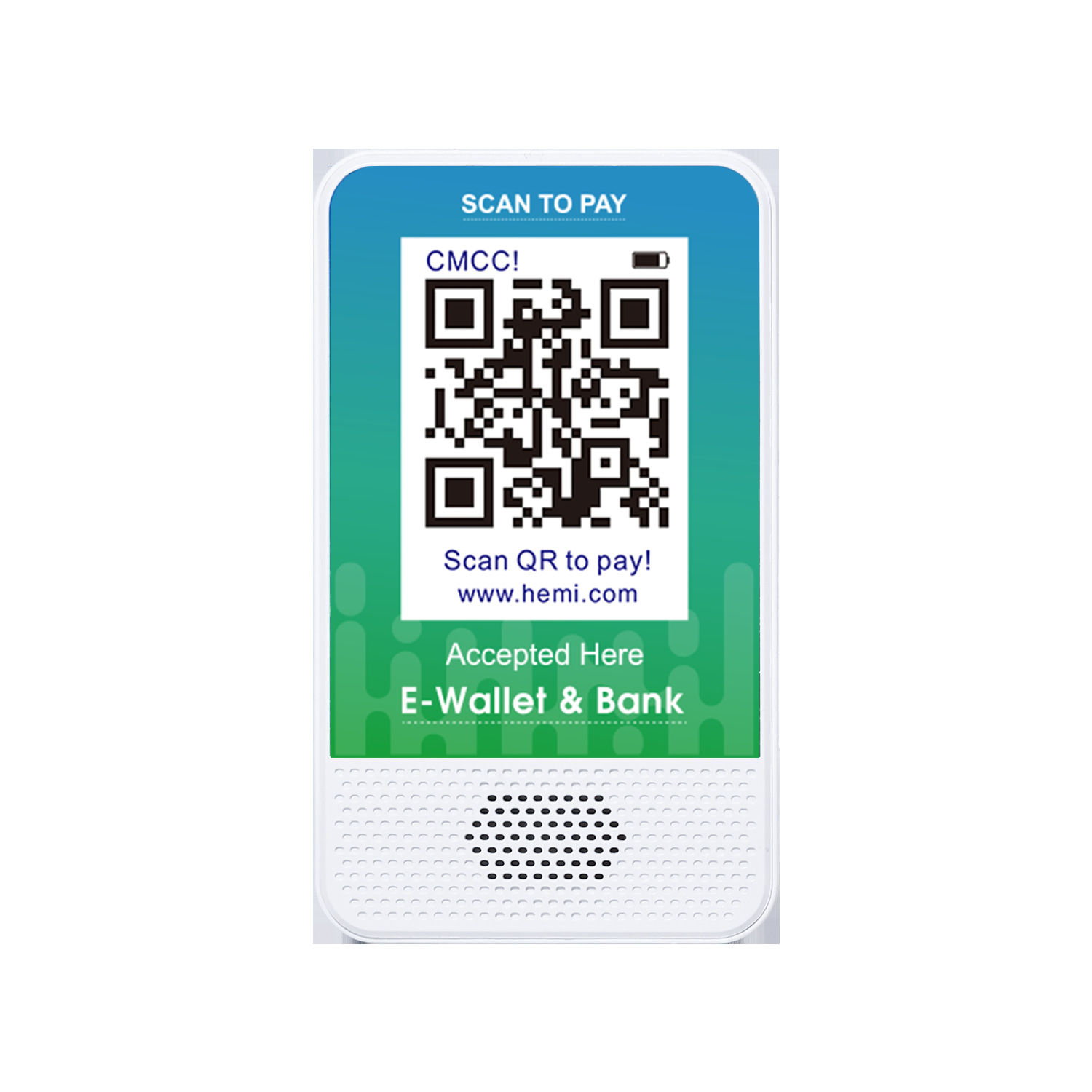 Y90 4G+Wifi Cloud Speaker Cash Register Voice Announcer Payment Announcer Cloud Speaker Secondary Development Cash Register