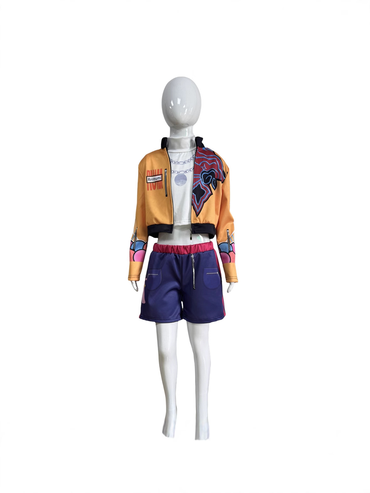 Cross-Border European and American New Culottes Halloween Costumes Stage Suits Clothing Jackets Three-Piece Vest Suits