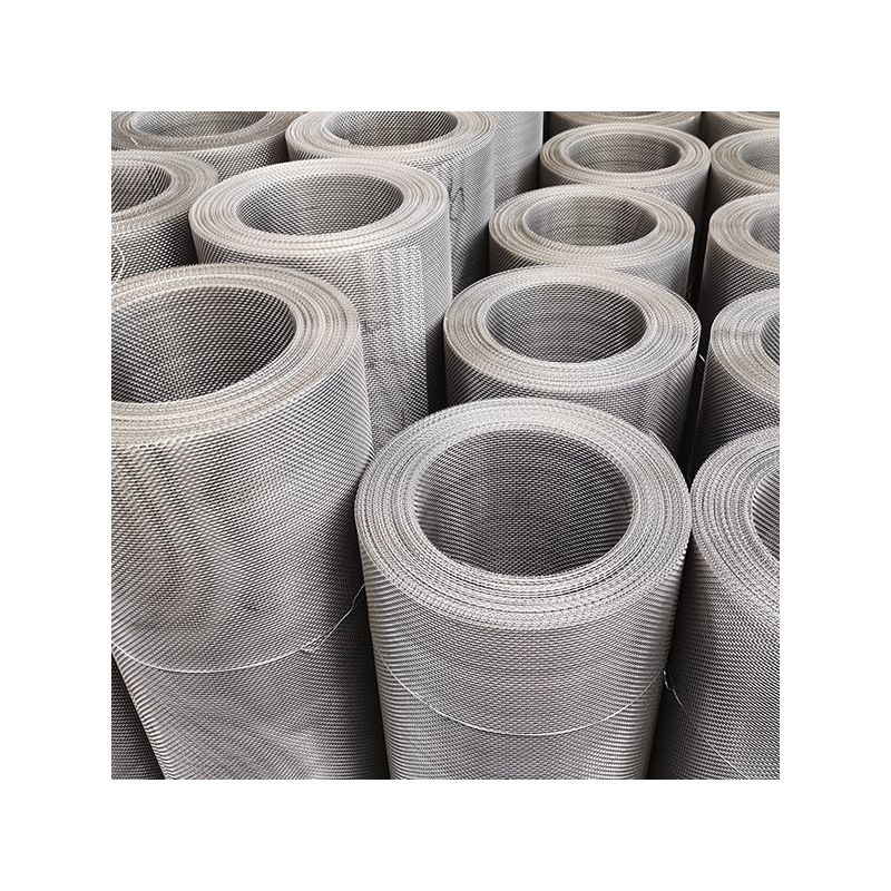 Customized Stainless Steel Encrypted Small Hole Anti-Mosquito Diamond Mesh Window Screen 304 Black Mesh Manufacturer Wholesale Window Screen Stainless Steel