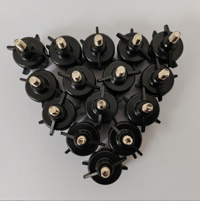 Mobile phone radiator adapter 17mm accessories 1/4 screw mouth live bracket universal wheel bracket adapter