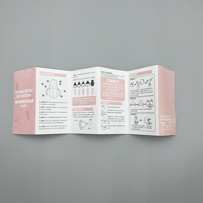 Corporate Album Printing Factory Copper Paper Leaflet Printing Folding Instructions Custom Brochure Brochure Printing