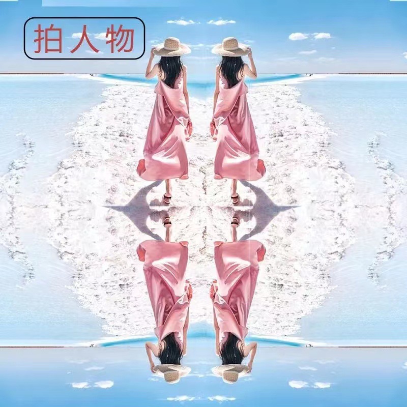 Cross-border sky mirror mobile phone reflection shooting clip travel mobile phone reflection artifact camera play shooting clip