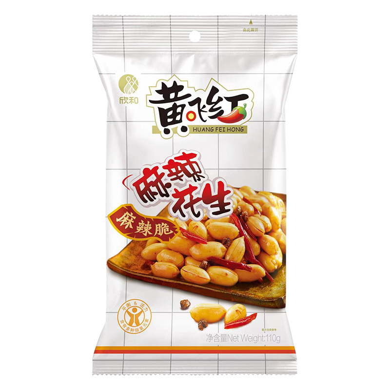 Huang Feihong Spicy Peanut Separate Small Package Huang Feihong Peanut Nuts Specialty Fried Food Snacks