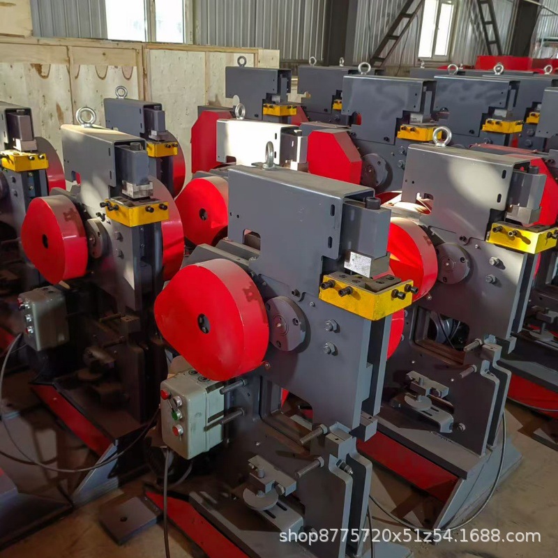 Multifunctional Punching and Shearing Machine for Angle Iron and Angle Steel, Punching and Cutting Machine for Channel Steel and Flat Steel, Integrated Punching and Cutting Machine