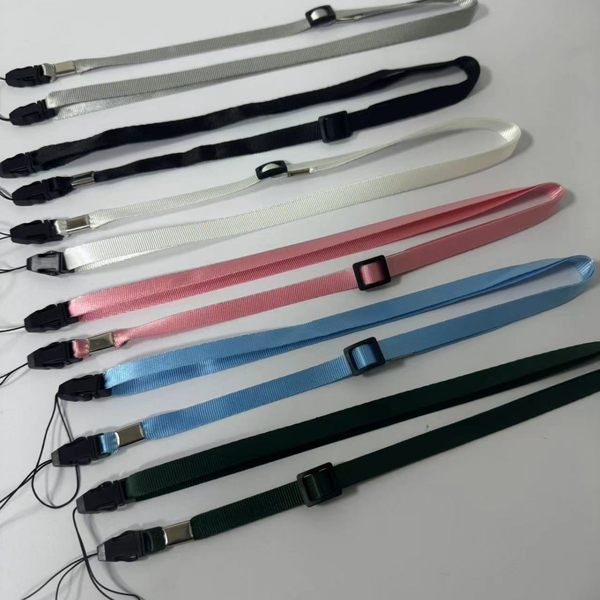 Double-head lanyard aircraft buckle fan lanyard detachable adjustable diagonal lanyard bubble machine camera strap lanyard