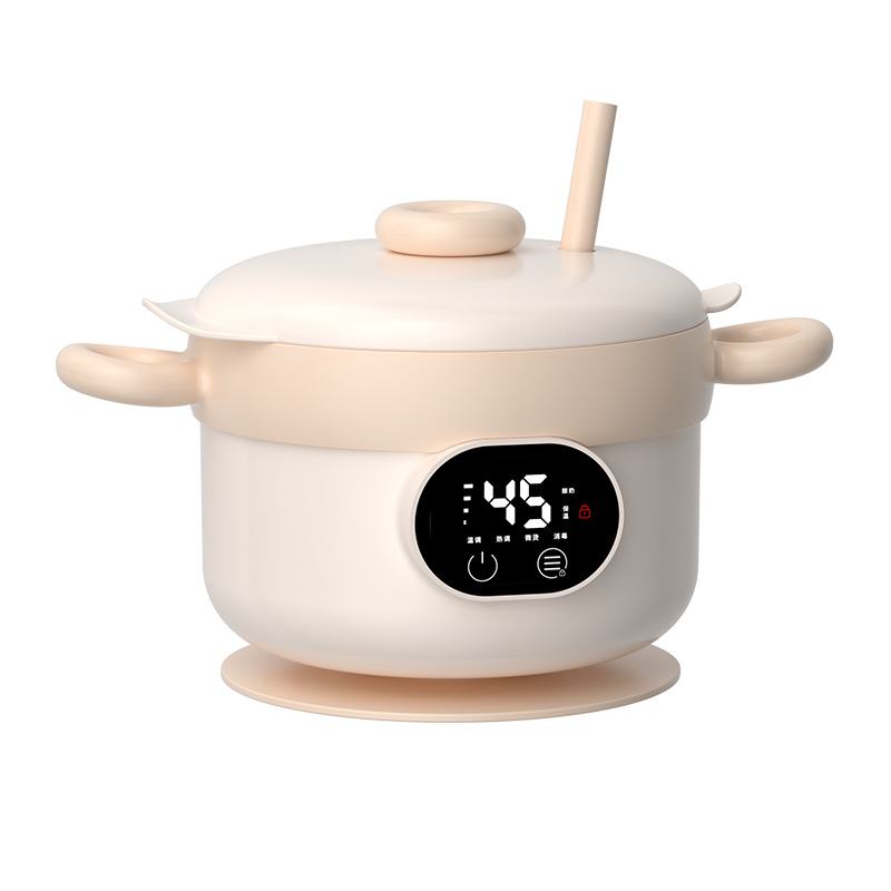 New Cross-Border Children's Smart Constant Temperature Bowl Baby Baby Water-Free Complementary Food Bowl Rechargeable Heating and Insulation Bowl Tableware