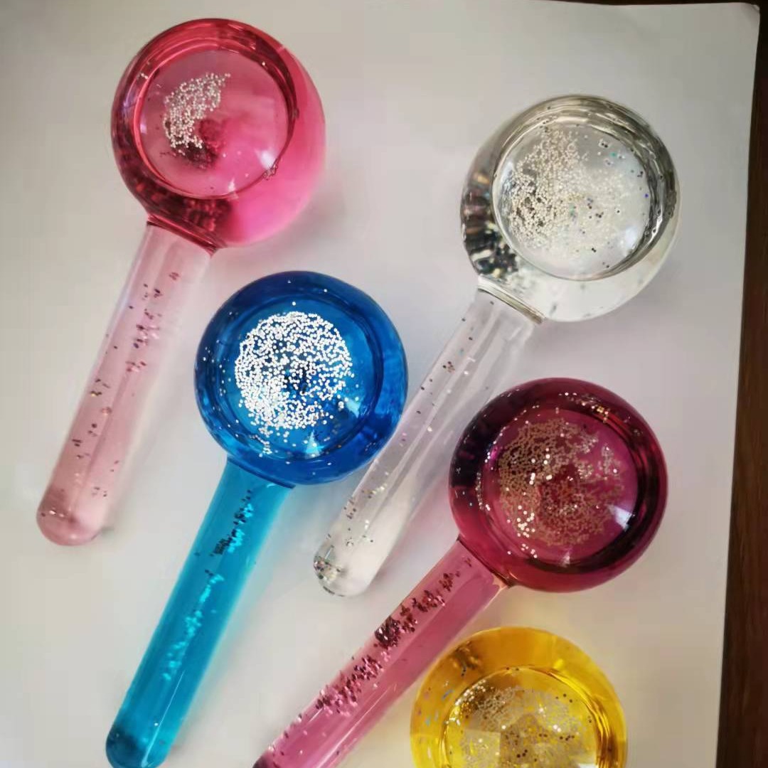 Cross-border Amazon beauty ice ball glitter ice beads two boxed beauty salon massage glass ice ball