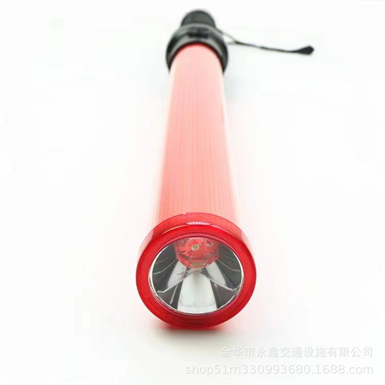 Traffic baton led flash stick multi-function glow stick 54cm with top lighting safety warning light
