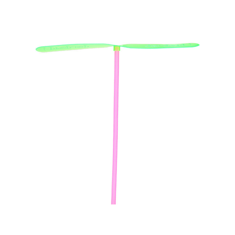 Hand-Rubbed Bamboo Dragonfly Plastic Colorful Double Flying Leaves Flying Fairy Kidsren's Nostalgic Classic Toys Outdoor Stall Gifts