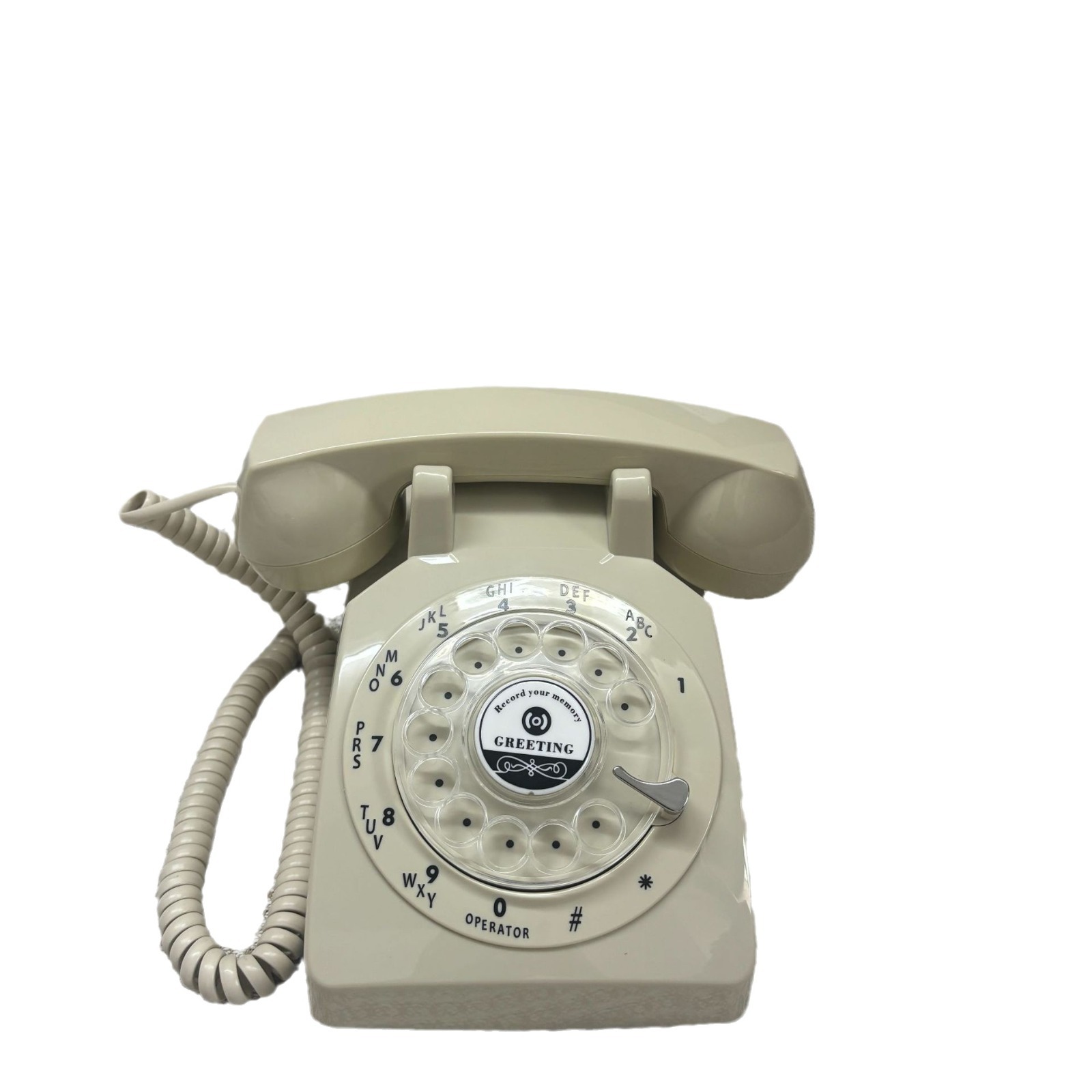 Audio guestbook recording retro phone message rotary phone office hotel wedding party cross-border wholesale