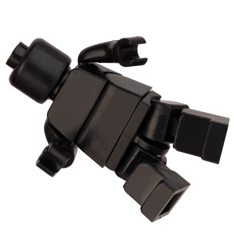 Luminous Super Movable Building Blocks Small Particles Solid Color Body Joint Multi-Angle Toys Educational Assembled Kunkun