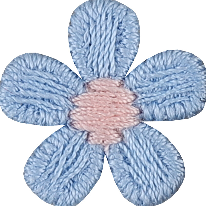 16mm Cute Korean Five-Petal Small Flower Hairpin Headdress Material Children's Shoes Flower Accessories Leggings Accessories 430