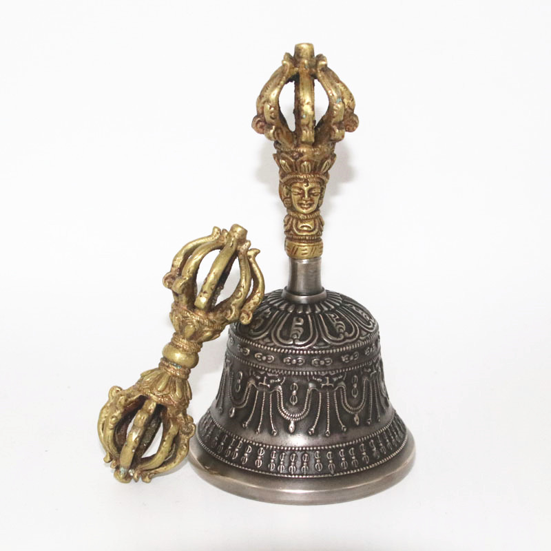 Nepal's Five-strand King Kong Bell Pestle Bronze Bell Echo Long-term Excellent Sound Loud New Style