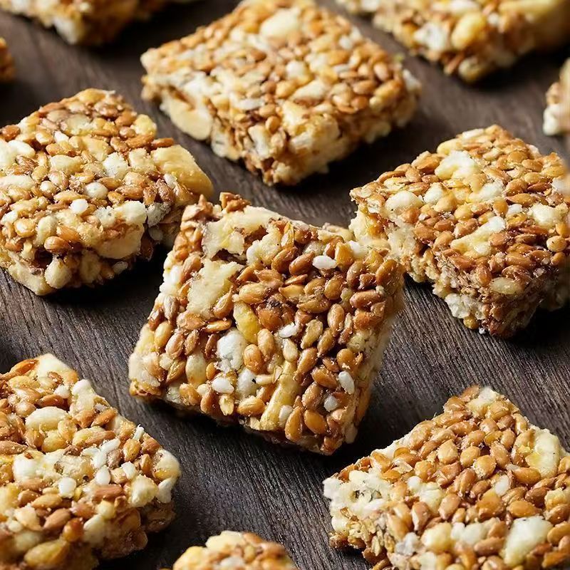 Flaxseed Walnut Crisp Sucrose-free Healthy Nutrition Breakfast Substitute Snacks Separate Packaging Flaxseed Walnut Crisp