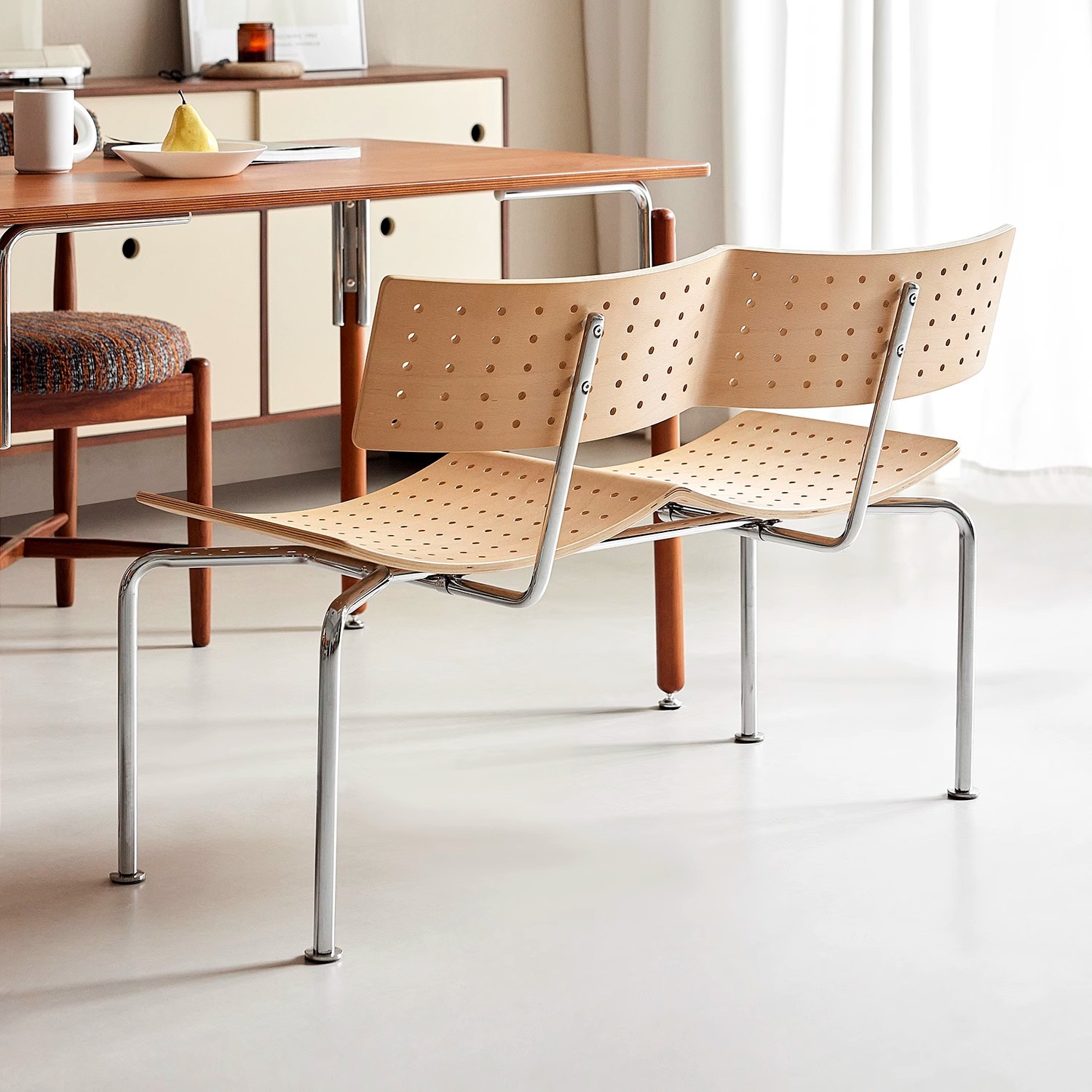 Cosine Furniture Vintage Solid Wood Bench Home Designer Long Shoe Changing Bench Double Bedroom Bed End Stool Creative