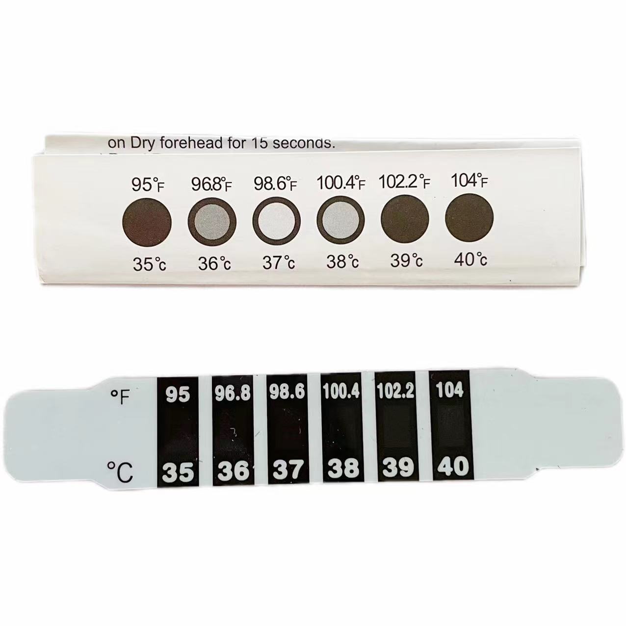 Гибкая наклейка термометра для лба, измерение температуры для детей