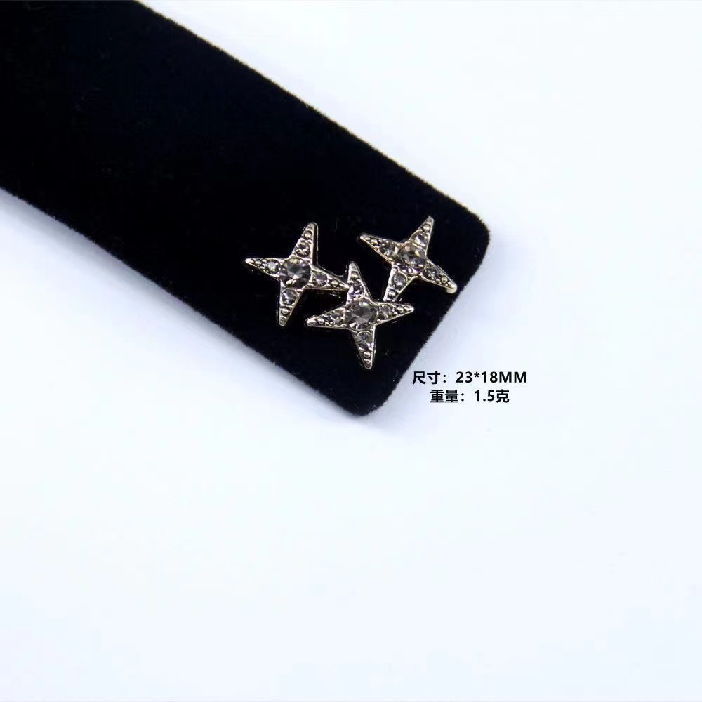 Alloy stars love rhinestone full diamond letters alloy jewelry hair clip DIY hair accessories headdress material accessories