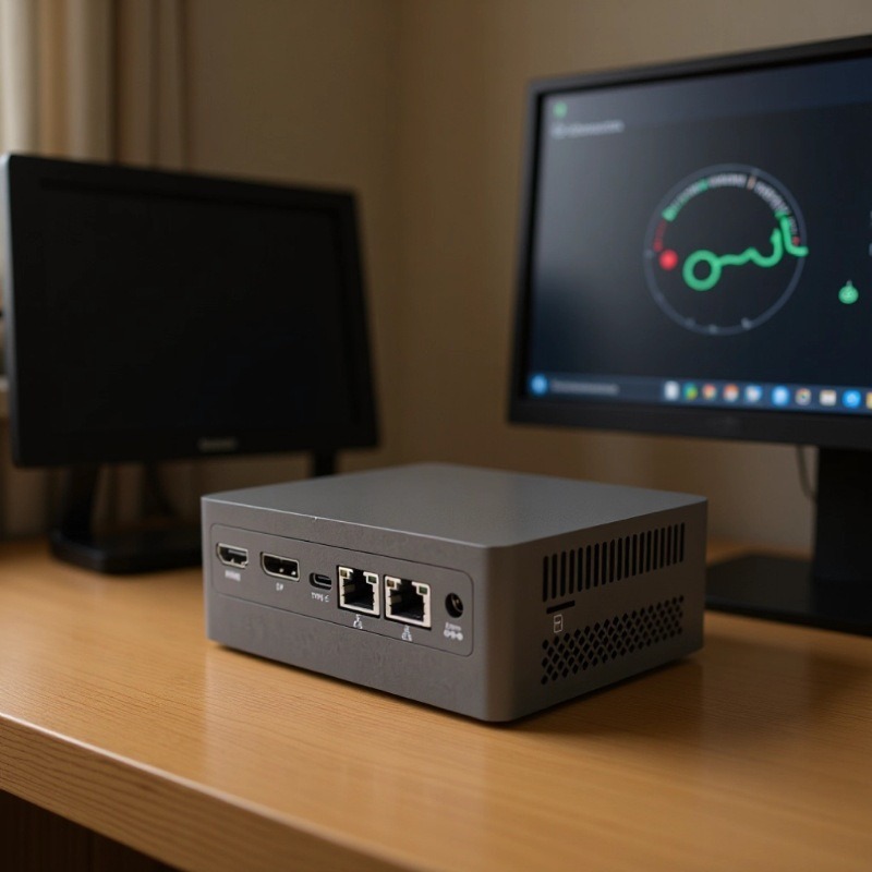 The 12Th Generation N100 Mini Computer Host Supports Classroom Training and Examination Cross-Segment Vocational School Teacher Office