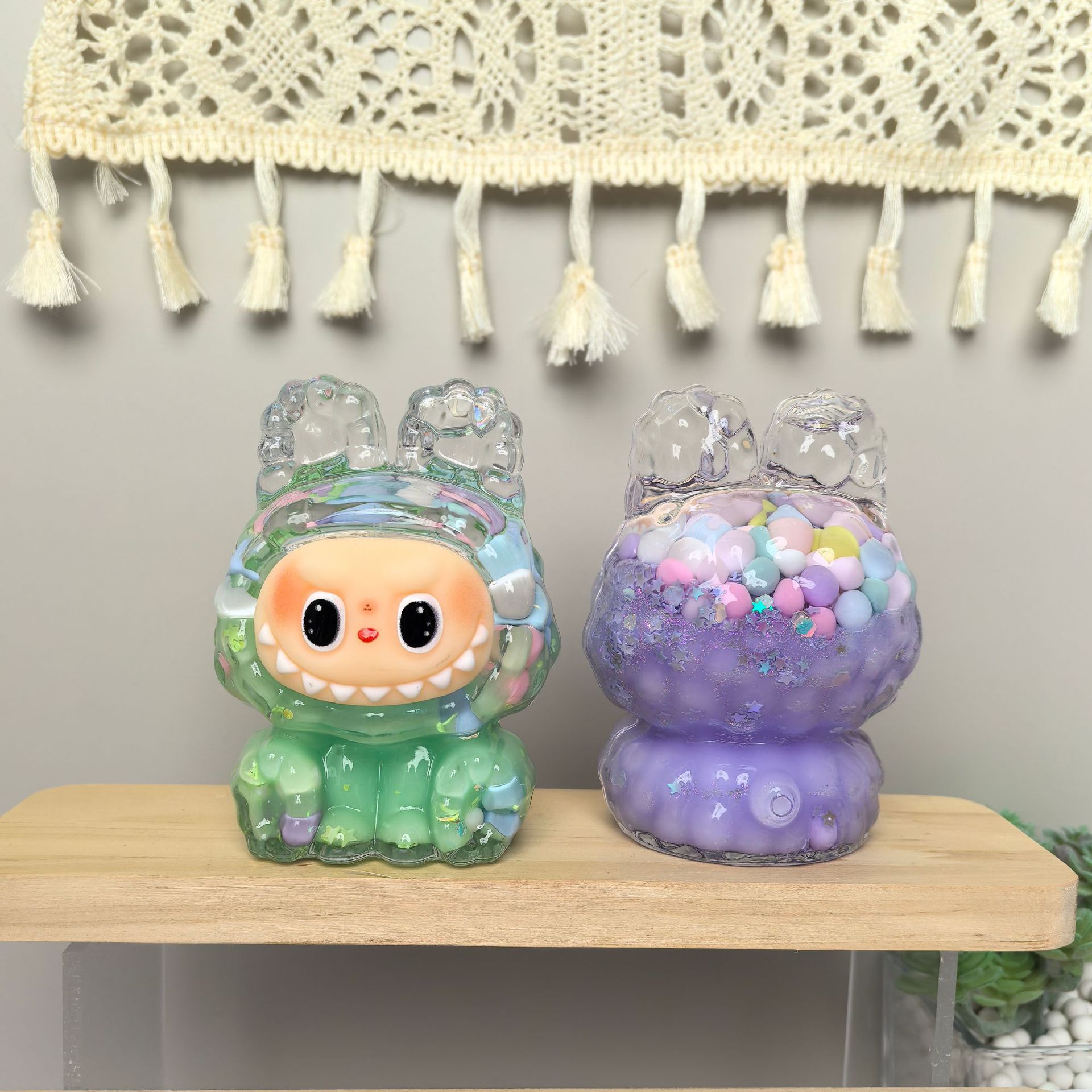 Creative Oil-Infused Quicksand Ornaments, Blind Box Cute Dolls, Internet Celebrity Desktop Trendy Ornaments Wholesale