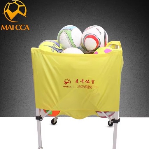 Фабричный источник, кросс-браузерная популярная удобная тележка для мячей, для футбола, баскетбола, волейбола, удобное хранение, не занимает места
