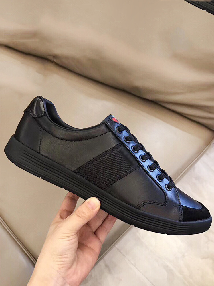 European Station New Trendy Brand High-End Breathable Genuine Leather Men's Business Casual Sports Sneakers Cowhide European Men's Shoes